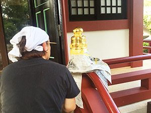 (18)擬宝珠金箔押し