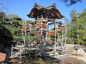 (7)既存東屋ジャッキアップ