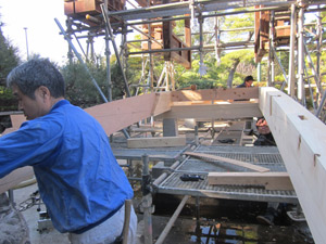 (9)太鼓梁組み立て 2