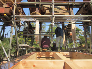 (15)既存東屋ジャッキダウン