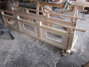 (17)加工(東屋縁台)