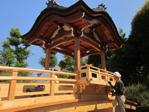 (22)木材保護材塗り